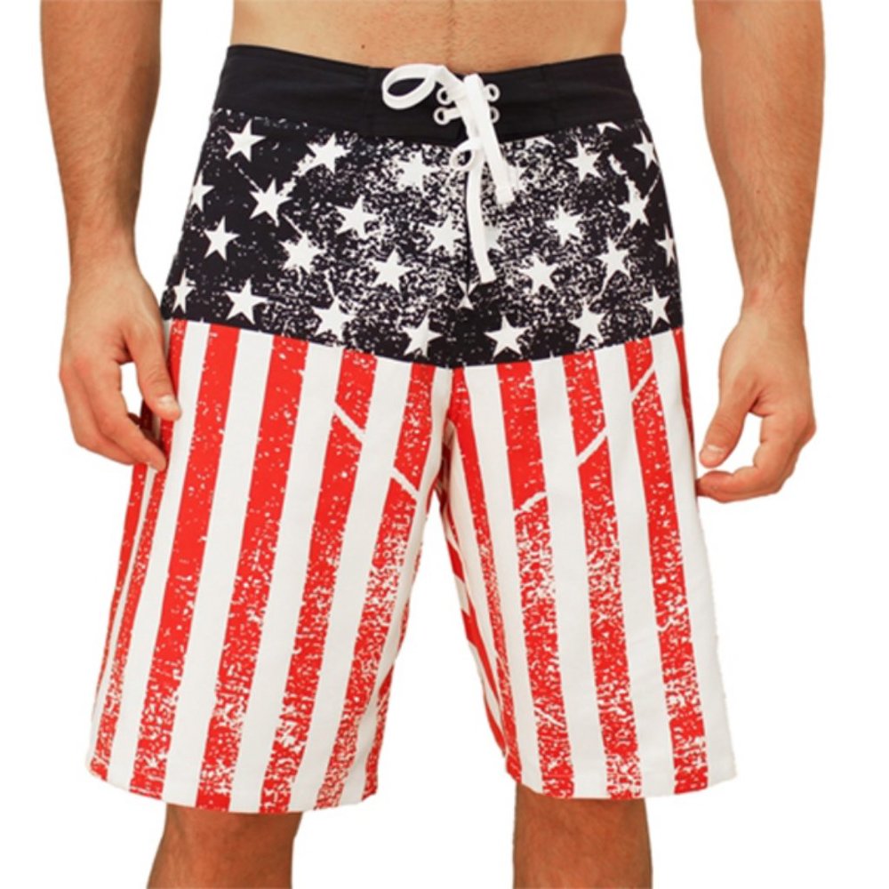 USA American Flag Men's Board Shorts